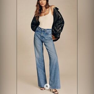 Reformation - Cary High Rise Slouchy Wide Leg Jeans - 29 - Colorado